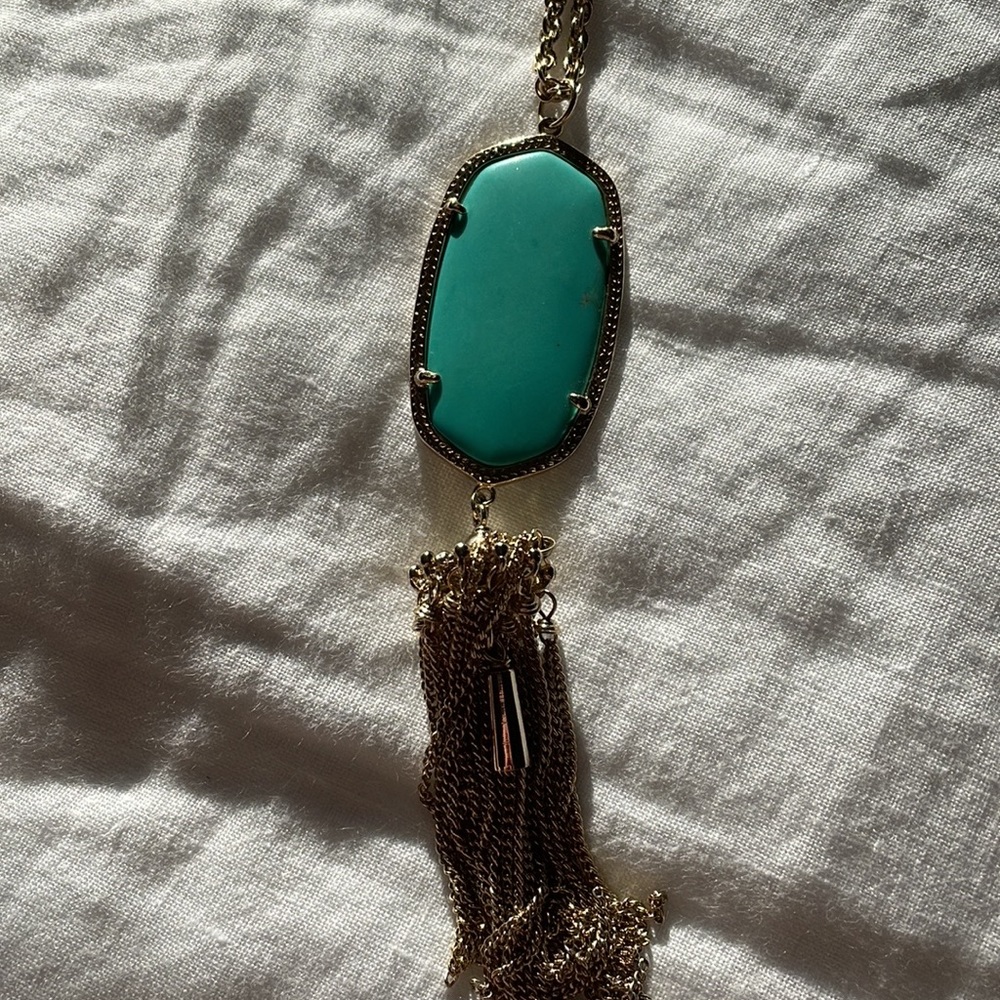 KENDRA SCOTT Rayne Necklace in Teal